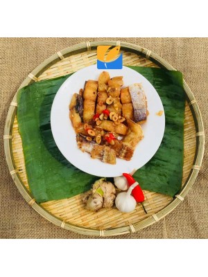 Cách làm món Khô Cá Dứa 1 Nắng chiên giấm đường