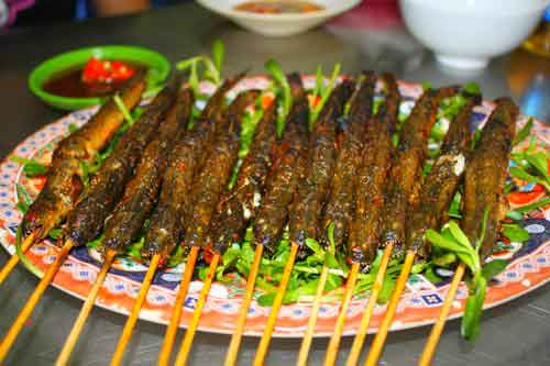 cá kèo nướng muối ớt