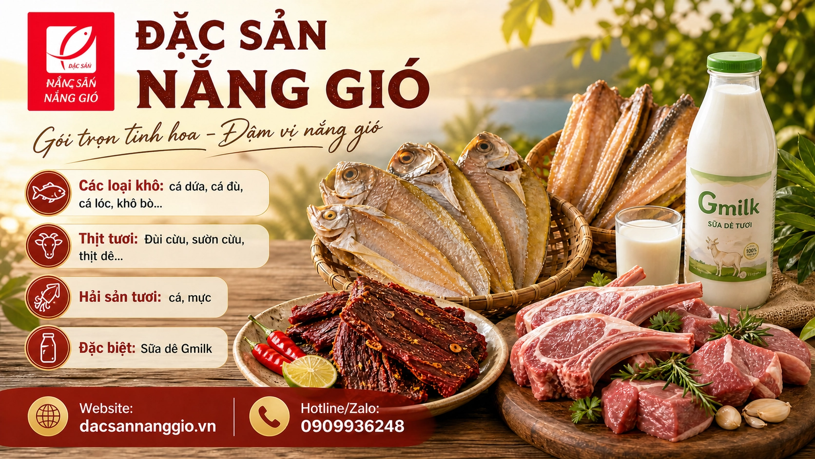 Đặc sản tuyển chọn Nắng Gió