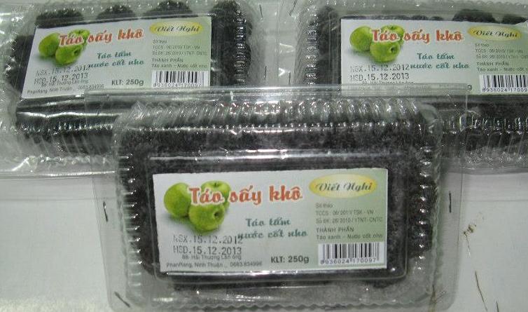 Táo sấy khô Phan Rang